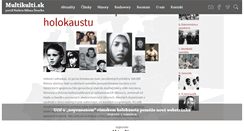 Desktop Screenshot of multikulti.sk